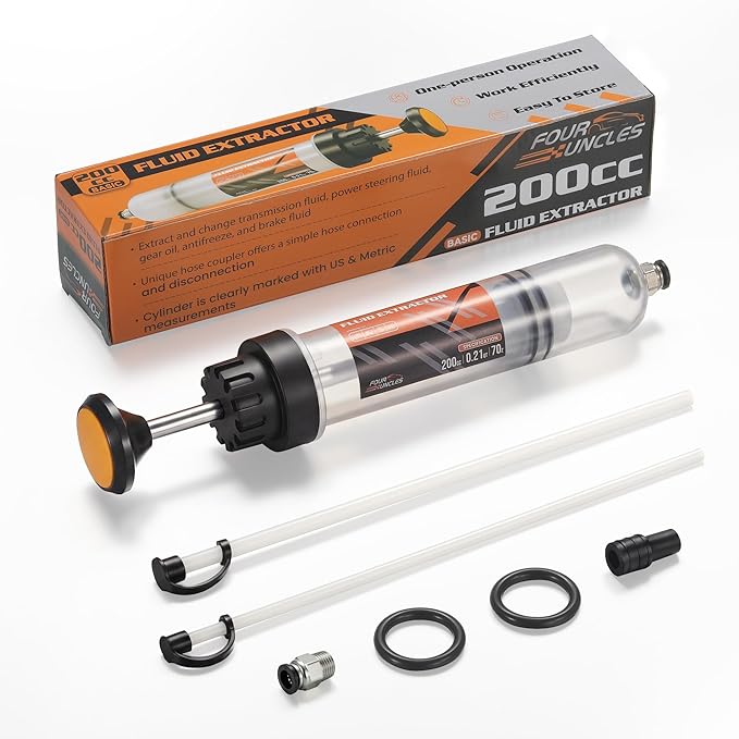 FOUR UNCLES Fluid Extractor & Filling Pump for Easy Oil Change