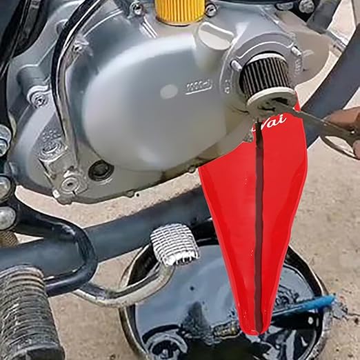 Flexible Funnel for Oil Change, Form a Funnel for Automotive Use. Oil Change Equipment for Oil Filter and Drain Plugs in Awkward Places. Flex Oil Drain Sheet Can be Molded Into Different Shape