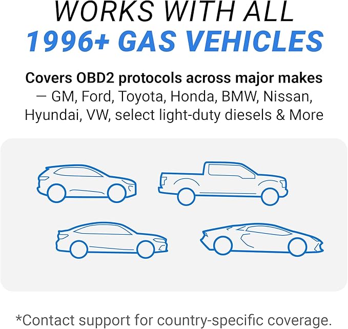 BlueDriver Pro Next Gen OBD2 Scanner – No Subscription, Bluetooth Car Code Reader for iPhone & Android – Diagnose 8000+ Issues, ABS SRS TPMS, Repair Reports, Vehicles 1996+