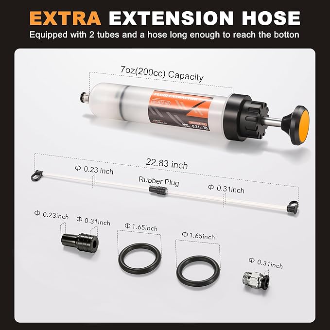 FOUR UNCLES Fluid Extractor & Filling Pump for Easy Oil Change