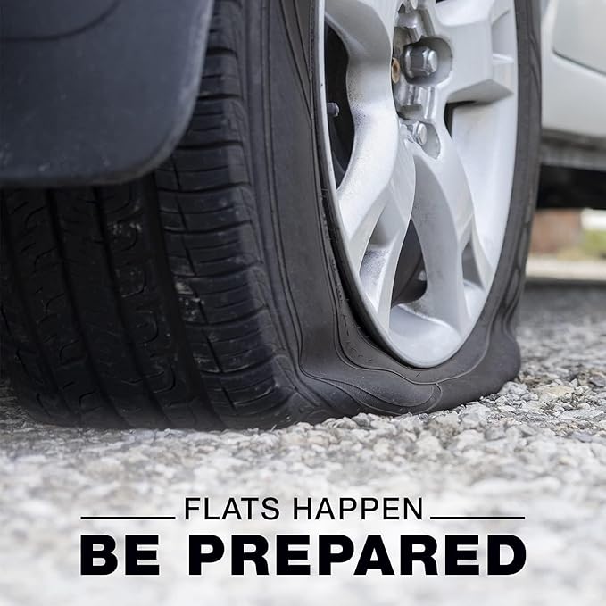 Fix-A-Flat S60410-6PK Aerosol Emergency Flat Tire Repair and Inflator, for Compact Tires, Eco-Friendly Formula, Universal Fit for All Compact Cars, 12 oz. (Pack of 6)