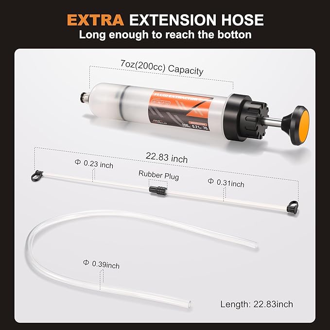 FOUR UNCLES Fluid Extractor & Filling Pump for Easy Oil Change