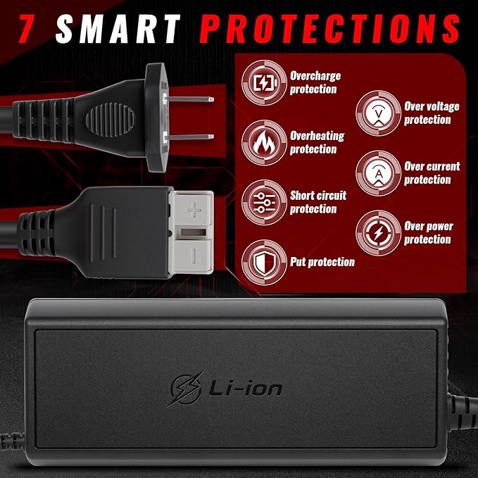 20A 12V LiFePO4 Battery Charger, 14.6V Lithium Battery Charger with M8 Terminals & Alligator Clips, Fast Charging, Over-Current and Over-Voltage Protection for 12V Lithium Iron Phosphate Batteries