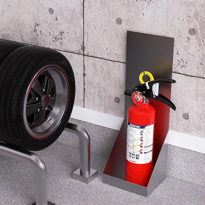 Ougist ABC Fire Extinguisher for Home & Vehicle - 2.5 lb 1-A:10-B:C Rated, Dry Chemical Fire Safety with Quick-Release Handle, Certified for Kitchen/Car/Boat Use-Model FF1KG-2Pack